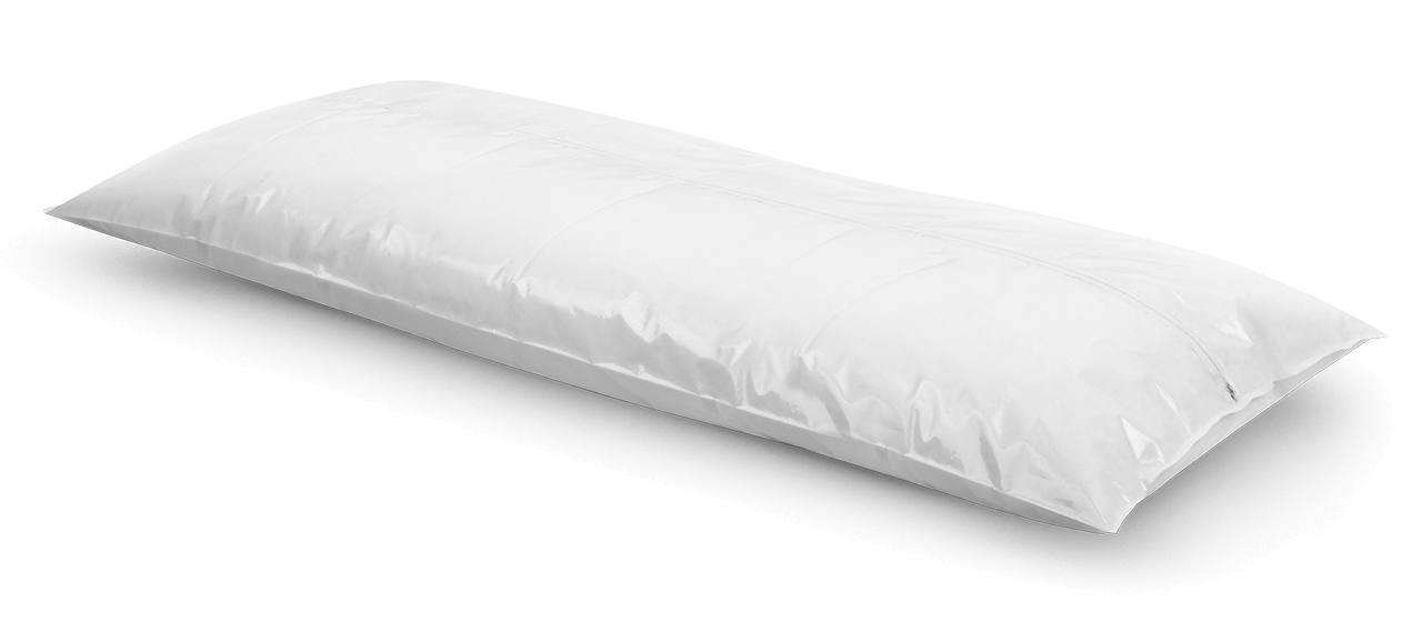 housse mortuaire blanche fermeture centrale double curseur